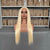 Luwelhair Tiktok version 22inch HD lace 2x6 closure wig, blonde color 613, straight, video 141006